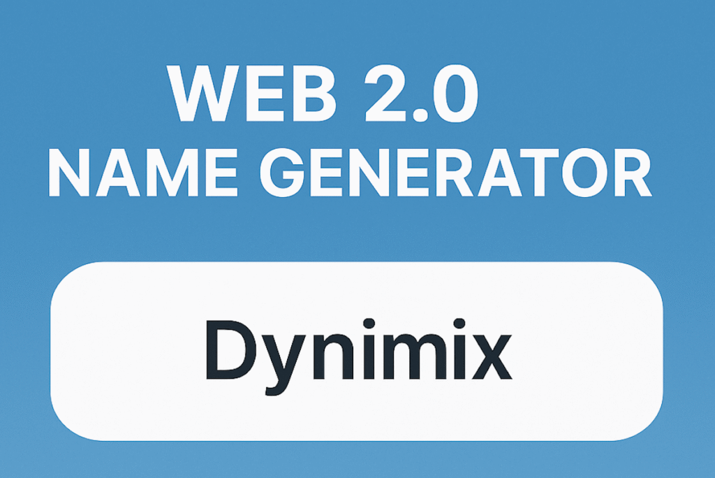 web 2.0 name generastor