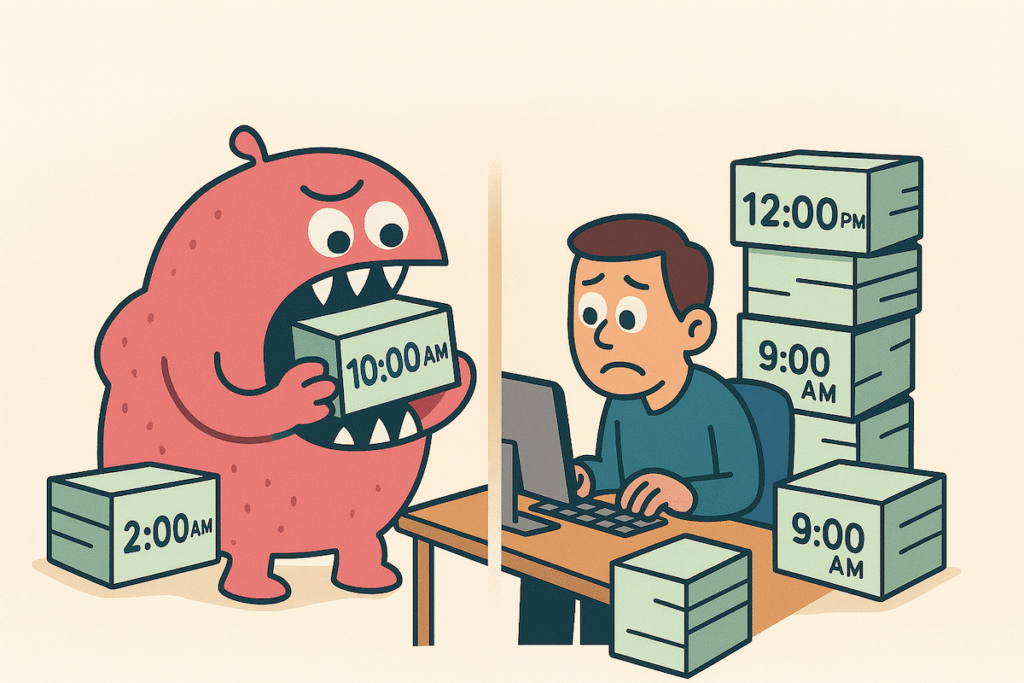 time eating into your meetings