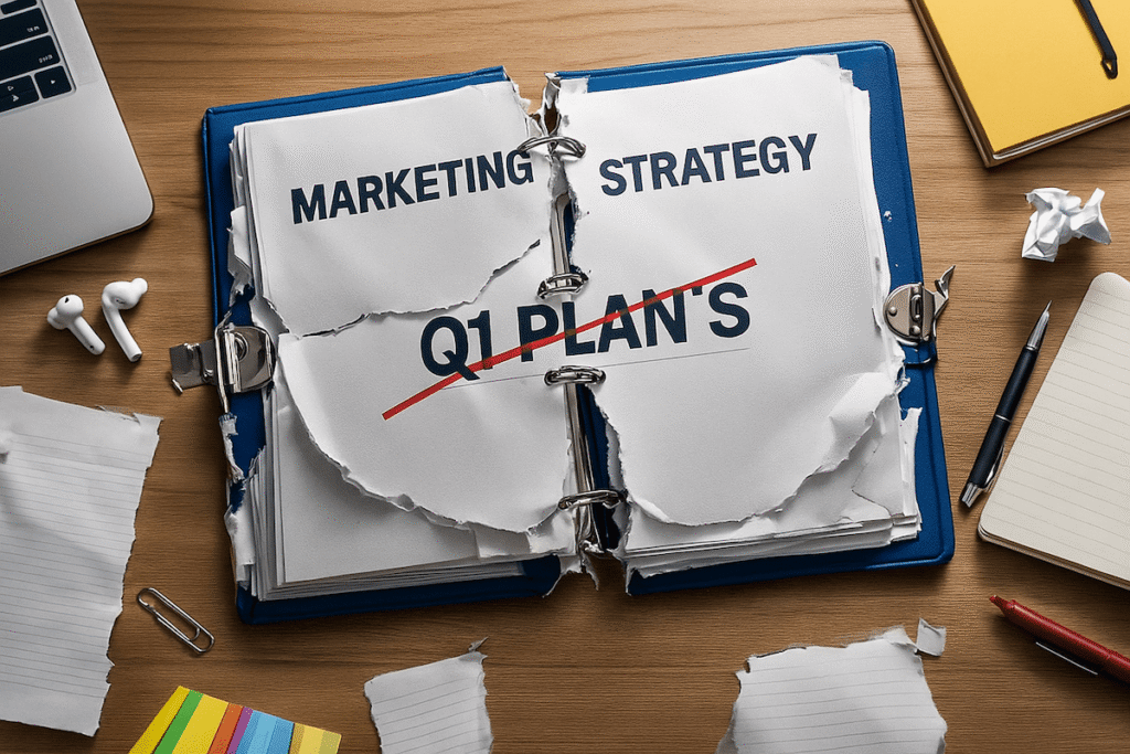 q1 marketing plans shattered