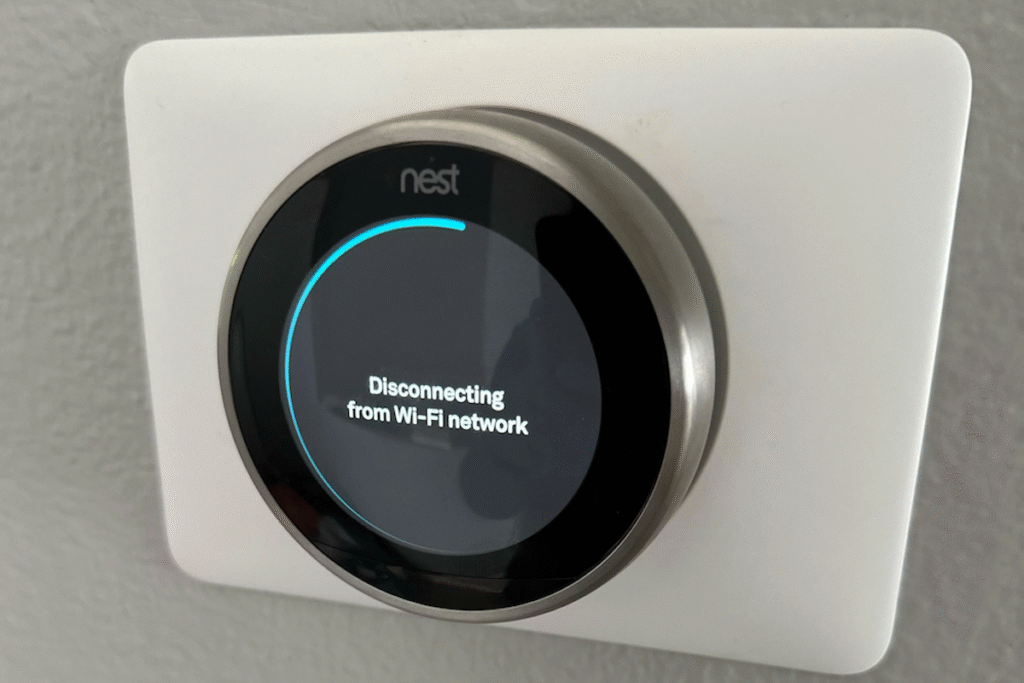 nest thermostat disconnecting from network