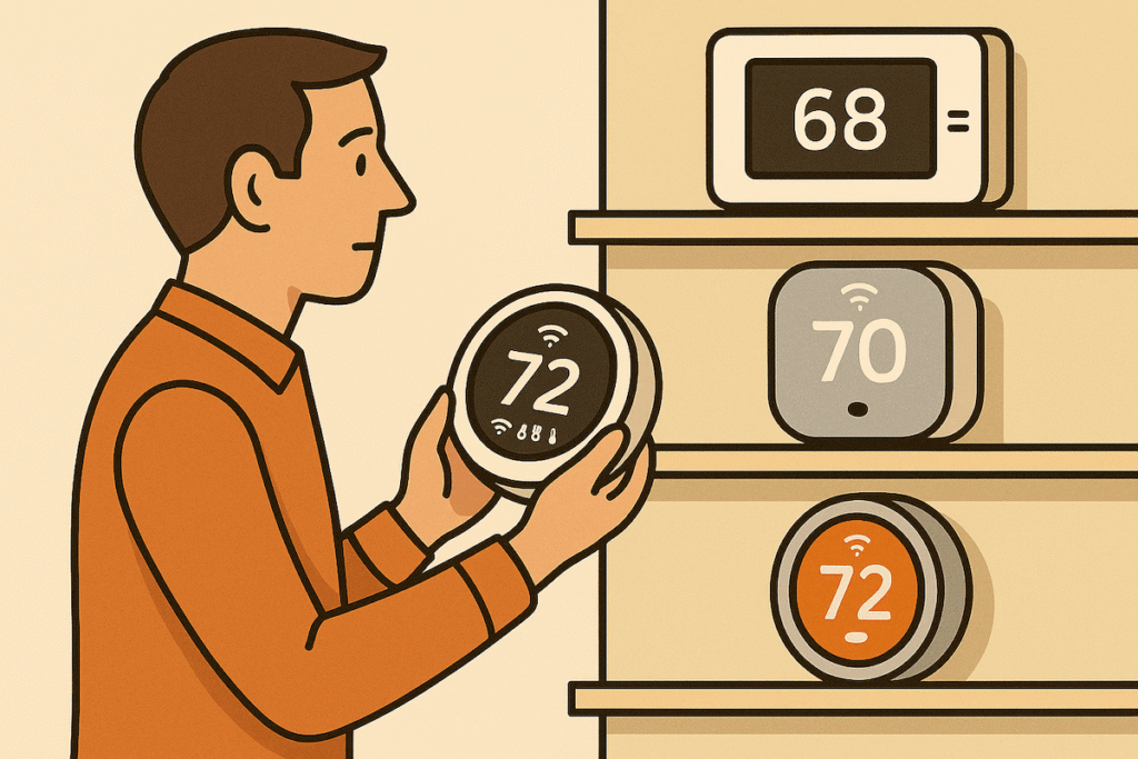 smart thermostat shopping