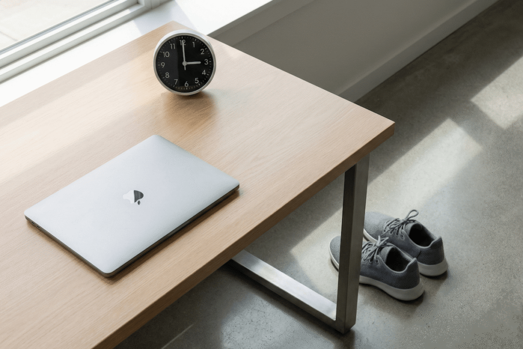 desk-laptopa-clock