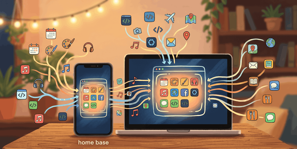 The platform race: whoever becomes your default screen, wins.